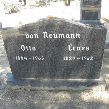NEUMANN Otto, von 1884-1963 :: VON NEUMANN Ernes 1889-1968