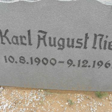 NIEFT Karl August 1900-1962
