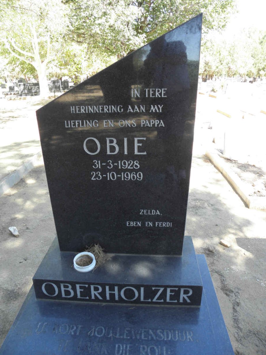 OBERHOLZER Obie 1928-1969