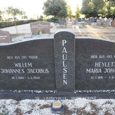 PAULSEN Willem Johannes Jacobus 1888-1960 &amp; Heyletje Maria Johanna 1891-1972
