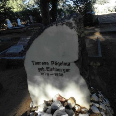 PÄGELOW Theresa nee EICHBERGER 1870-1938