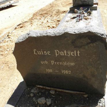 PATZELT Luise nee PRENZLOW 1911-1982