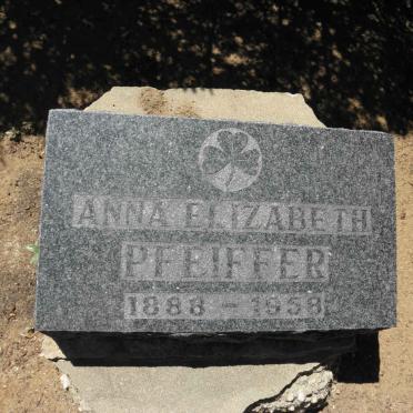 PFEIFFER Anna Elizabeth 1888-1958