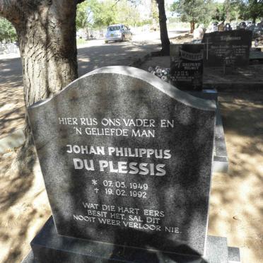 PLESSIS Johan Philippus, du 1949-1992