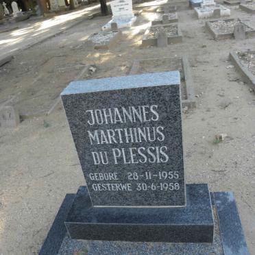 PLESSIS Johannes Marthinus, du 1955-1958