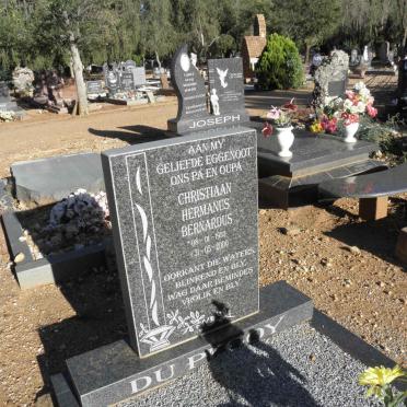 PLOOY Christiaan Hermanus Bernardus, du 1933-2000