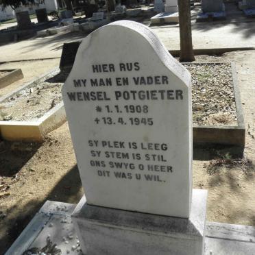 POTGIETER Wensel 1908-1945