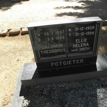 POTGIETER Salomon Theodorus 1897-1984 &amp; Ellie Helena SMITH 1909-1998