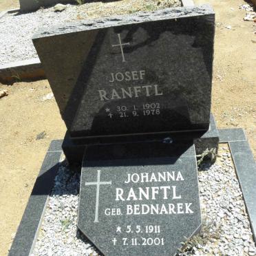 RANFTL Josef 1902-1978 &amp; Johanna BEDNAREK 1911-2011