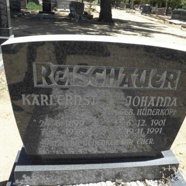 REISCHAUER Karlernst 1899-1978 &amp; Johanna HÜNDERKOPF 1901-1991