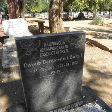 RENSBURG Dawid Benjamin, van 1948-1993