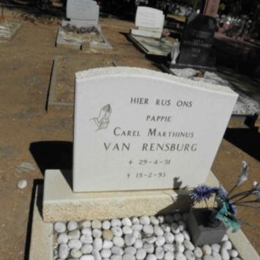 RENSBURG Carel Marthinus, van 1951-1993