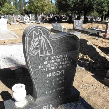 RIX Hubert 1928-1987