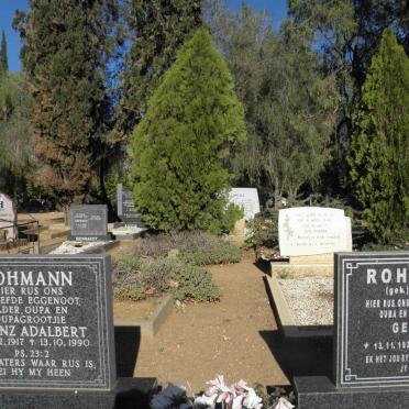 ROHMANN Franz Adalbert 1917-1990 &amp; Gertrud FUCHS 1920-2005