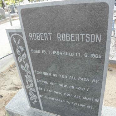 ROBERTSON Robert 1894-1969
