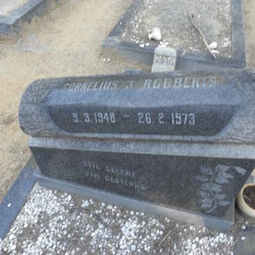 ROBBERTS Cornelius J. 1948-1973
