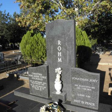 RÖHM Jonathan Joey 1942-2010 &amp; Christina Hoba-Anihâ IOCHURUS 1950-1997