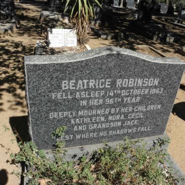 ROBINSON Beatrice -1963