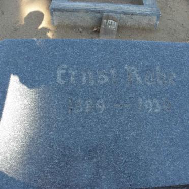 ROHR Ernst 1889-1930