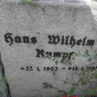 RUMPF Hans Wilhelm 1902-1987