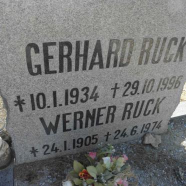 RUCK Werner 1905-1974 :: RUCK Gerhard 1934-1996