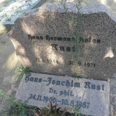 RUST Hans Hermann Aston 1944-1971 :: RUST Hans-Joachim 1900-1987