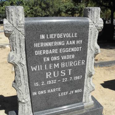 RUST Willem Burger 1932-1967