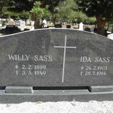 SASS Willy 1899-1949 &amp; Ida 1903-1964