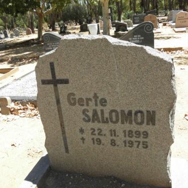 SALOMON Gerte 1899-1975