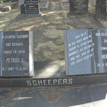 SCHEEPERS Petrus J. 1897-1973 &amp; Heilie M.M. 1904-1992