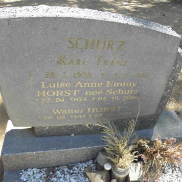 SCHURZ :: HORST