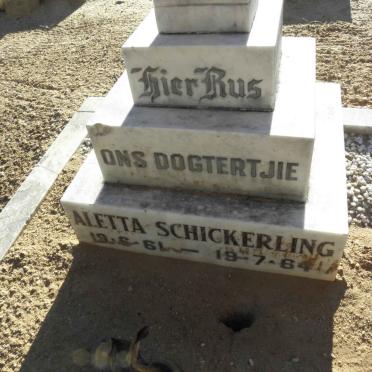 SCHICKERLING Aletta 1961-1964