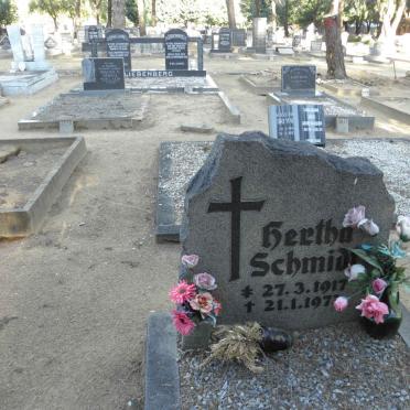 SCHMIDT Hertha 1917-1972