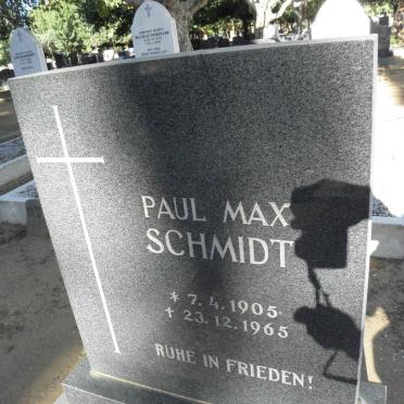 SCHMIDT Paul Max 1905-1965