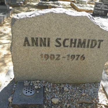 SCHMIDT Anni 1902-1976