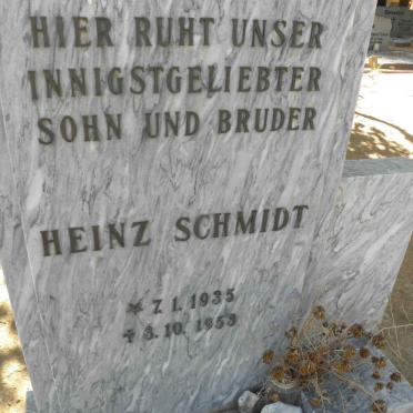 SCHMIDT Heinz 1935-1958