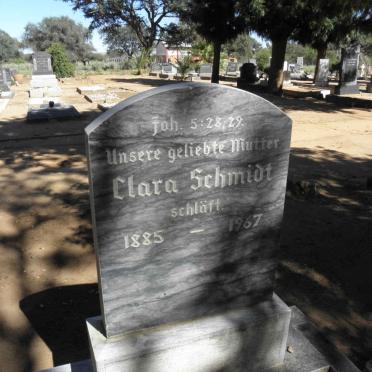 SCHMIDT Clara 1885-1967