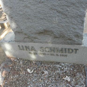 SCHMIDT Lina 1895-1971