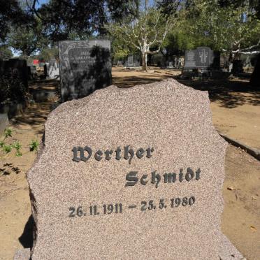SCHMIDT Werther 1911-1980