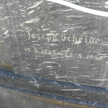 SCHEIDE Joseph 1885-1959