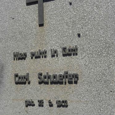SCHAEFER Carl 1902-1938