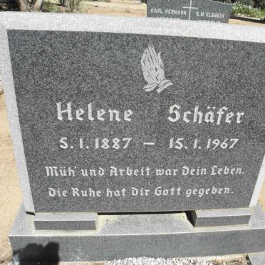 SCHÄFER Helene 1887-1967