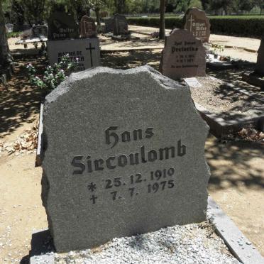 SIRCOULOMB Hans 1910-1975