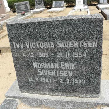 SIVERTSEN Norman Erik 1907-1989 &amp; Ivy Victoria 1905-1954