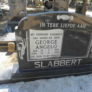 SLABBERT George Angelo 1931-1984