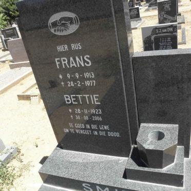 SMIT Frans 1913-1977 &amp; Bettie 1923-2006