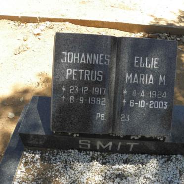 SMIT Johannes Petrus 1917-1982 &amp; Ellie Maria M. 1924-2003