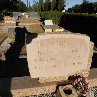 SMIT Gideon 1916-1965 &amp; Alma 1910-1984