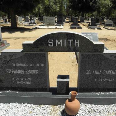 SMITH Stephanus Hendrik 1936-1982 &amp; Johanna Barendina 1927-