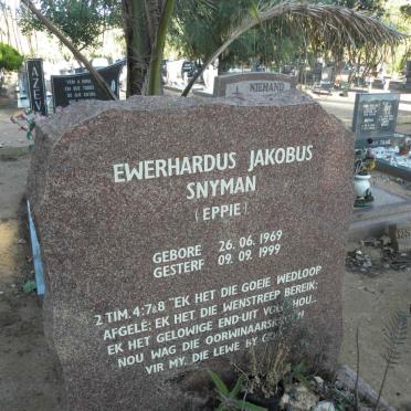SNYMAN Ewerhardus Jakobus 1969-1999